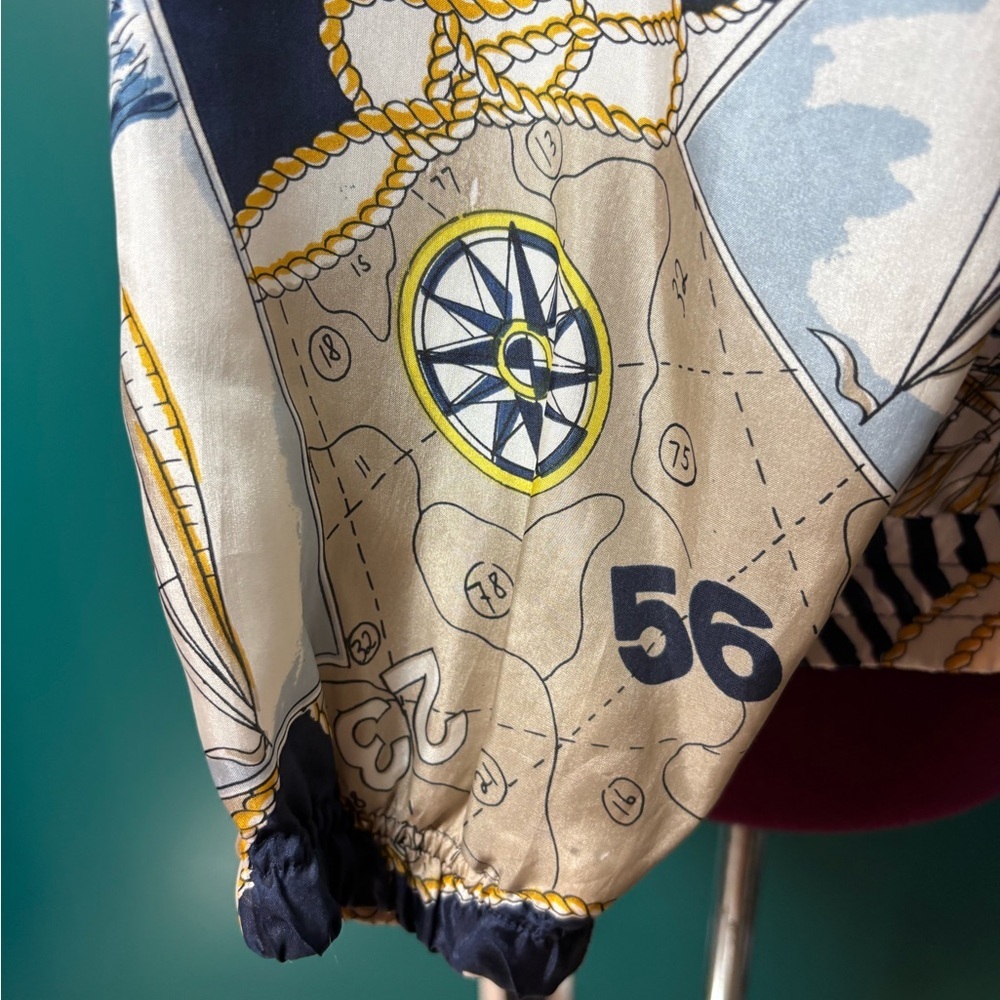 Out Brook Multicolor Nautical Themed Patterned Ja… - image 3